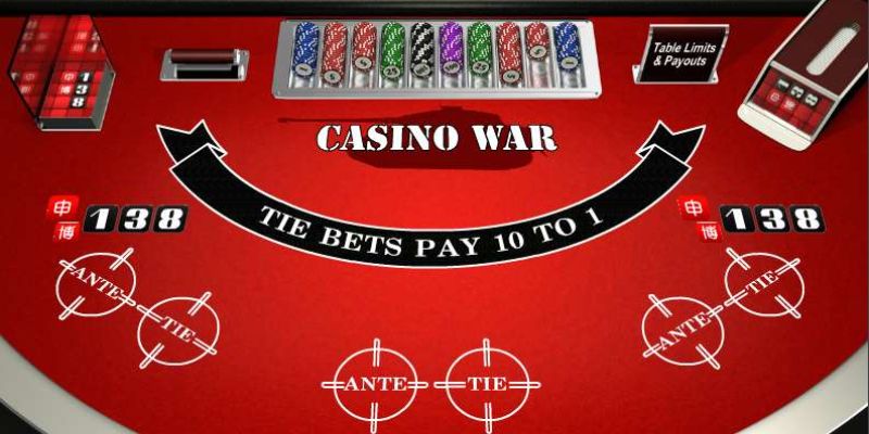 Điểm qua các ký hiệu kết quả của casino War